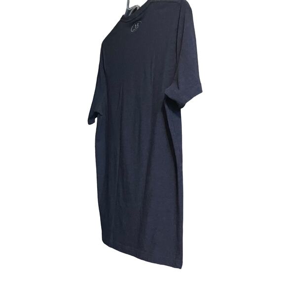 UNDER ARMOUR TEK GEAR LOOSE SHORT SLV T-SHIRT, WOMENS, M, BLUE/WHITE, VICTORY - Picture 4 of 12